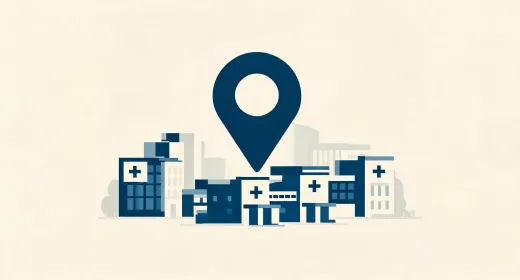 Map placeholder for Sunrise Medical commercial desk