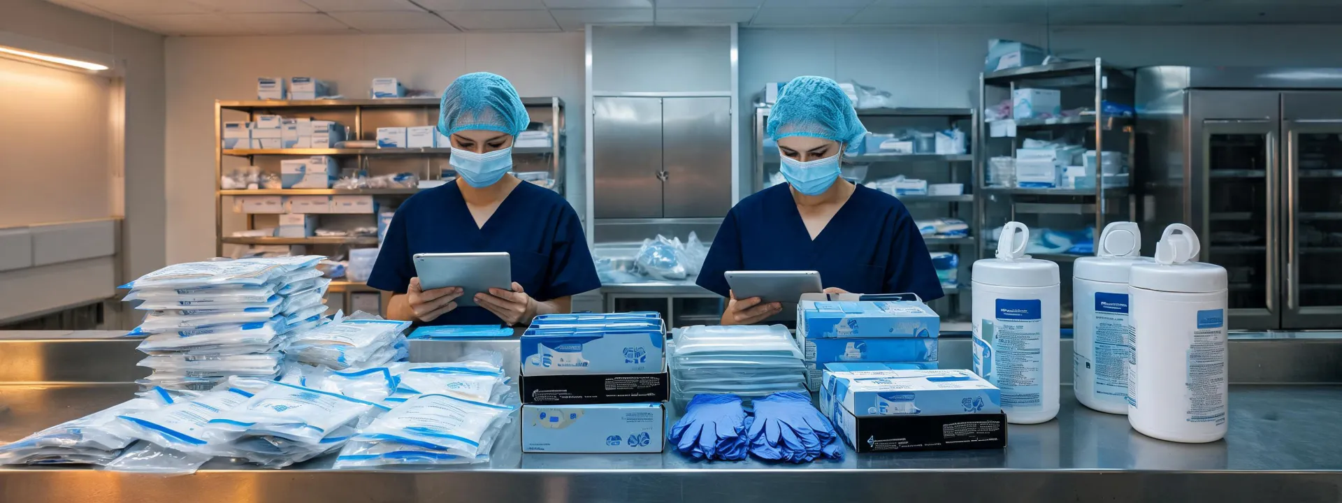 Hospital SPD and infection-control supply floor