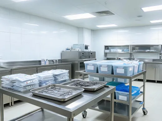 Hospital sterile processing department